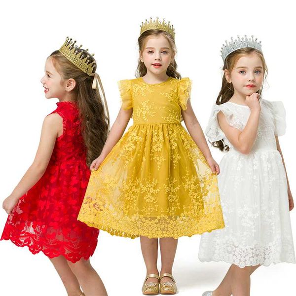 lace embroidery girls summer dress sleeveless flower birthday party children clothes kids dresses for girls size 3-8 years, Red;yellow
lace embroidery girls summer dress sleeveless flower birthday party children clothes kids dresses for girls size 3-8 years, Red;yellow
