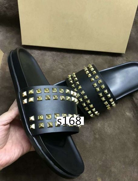 donna willow nail slippers designer luxury red bottoms shoes womens rivet spikes flat shoeswith boxs, Black
donna willow nail slippers designer luxury red bottoms shoes womens rivet spikes flat shoeswith boxs, Black