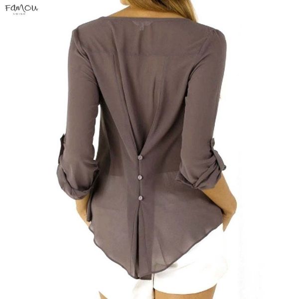 S - Shirt Xxxl Womens Loose Long Sleeve Chiffon Casual Shirt Fashion Blouse Women Tops And Blouses Camisetas Mujer
S - Shirt Xxxl Womens Loose Long Sleeve Chiffon Casual Shirt Fashion Blouse Women Tops And Blouses Camisetas Mujer