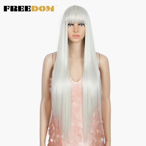 om long white wig synthetic wig with bangs straight green purple wigs for women heat resistant fiber cosplay wigs, Black
om long white wig synthetic wig with bangs straight green purple wigs for women heat resistant fiber cosplay wigs, Black