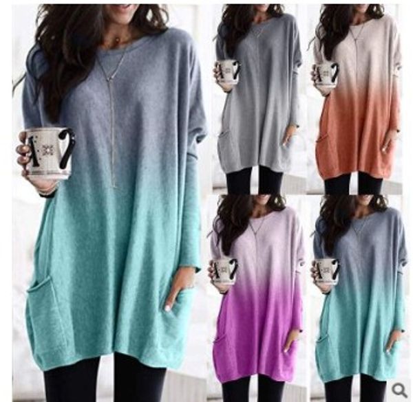 jaycosin t shirt women autumn o-neck gradient color t-shirt loose long sleeve pocket female tshirt camiseta feminina 9nov7, White
jaycosin t shirt women autumn o-neck gradient color t-shirt loose long sleeve pocket female tshirt camiseta feminina 9nov7, White