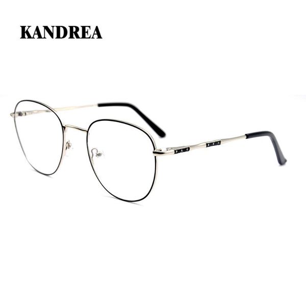 kandrea 2020 new fashion women glasses frame metal temples with drill eyeglasses large frame optical prescription spectacles, Black
kandrea 2020 new fashion women glasses frame metal temples with drill eyeglasses large frame optical prescription spectacles, Black