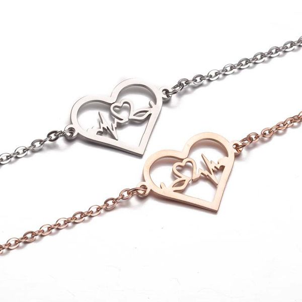 fashion heart bracelet women stainless steel women's gold bracelets for women chain on hand jewelry gifts for accessories, Golden;silver
fashion heart bracelet women stainless steel women's gold bracelets for women chain on hand jewelry gifts for accessories, Golden;silver