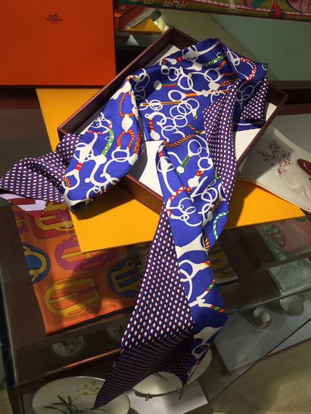

Модный бренд дизайнер сумка шарф оголовье женщин шелк высшего сорта шелк оголовь