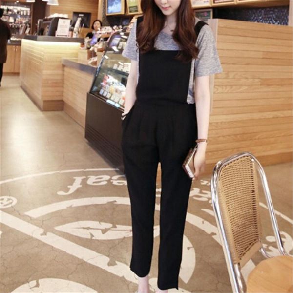 women's jumpsuits & rompers cotton jumpsuit strap harem trousers overalls loose pants womens casual linen, Black;white
women's jumpsuits & rompers cotton jumpsuit strap harem trousers overalls loose pants womens casual linen, Black;white