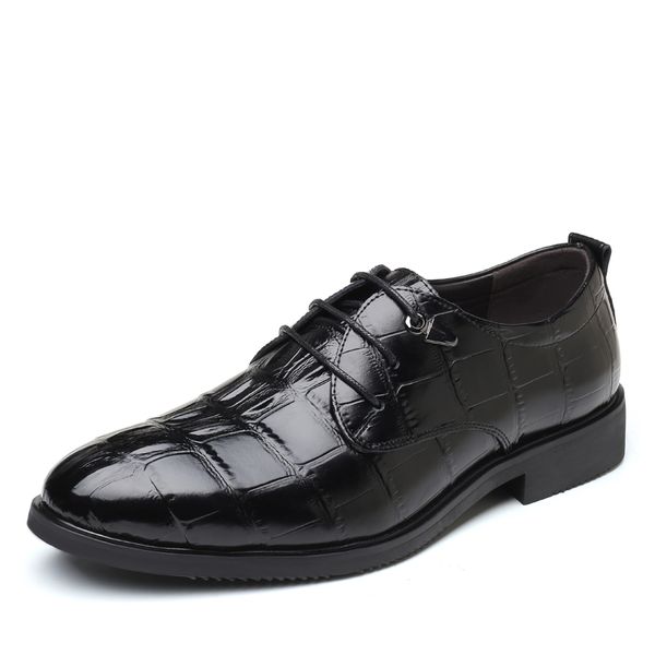 2020 big size men's crocodile genuine leather shoes british mens exaggerated geometry business shoes fashion large men, Black
2020 big size men's crocodile genuine leather shoes british mens exaggerated geometry business shoes fashion large men, Black