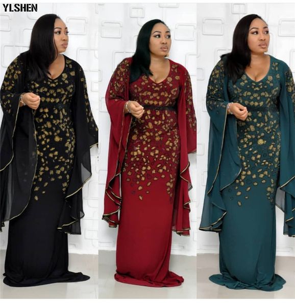 african dresses for women 2019 new dashiki african clothes bazin riche slim big sleeve sequins embroidery long africa dress, Red
african dresses for women 2019 new dashiki african clothes bazin riche slim big sleeve sequins embroidery long africa dress, Red