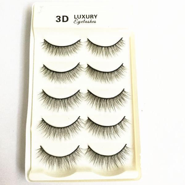 new 5 pairs mink eyelashes natural makeup long 3d volume lashes hand made soft false eyelashes extension maquiagem
new 5 pairs mink eyelashes natural makeup long 3d volume lashes hand made soft false eyelashes extension maquiagem