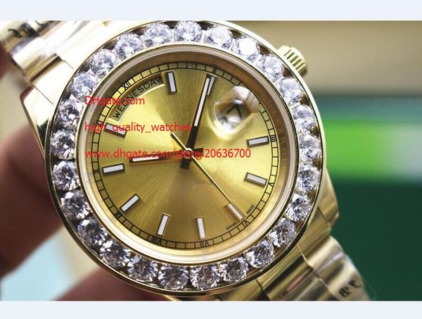 factory supplier new mens 116610 yellow gold 41mm bigger diamond watch automatic movement men watches luxury watches, Slivery;brown
factory supplier new mens 116610 yellow gold 41mm bigger diamond watch automatic movement men watches luxury watches, Slivery;brown