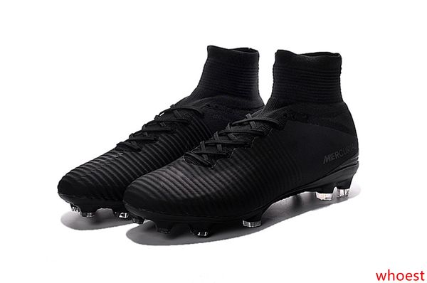full black 100% original soccer cleats mercurial superfly v fg soccer shoes outdoor mens high ankle ronaldo football boots
full black 100% original soccer cleats mercurial superfly v fg soccer shoes outdoor mens high ankle ronaldo football boots