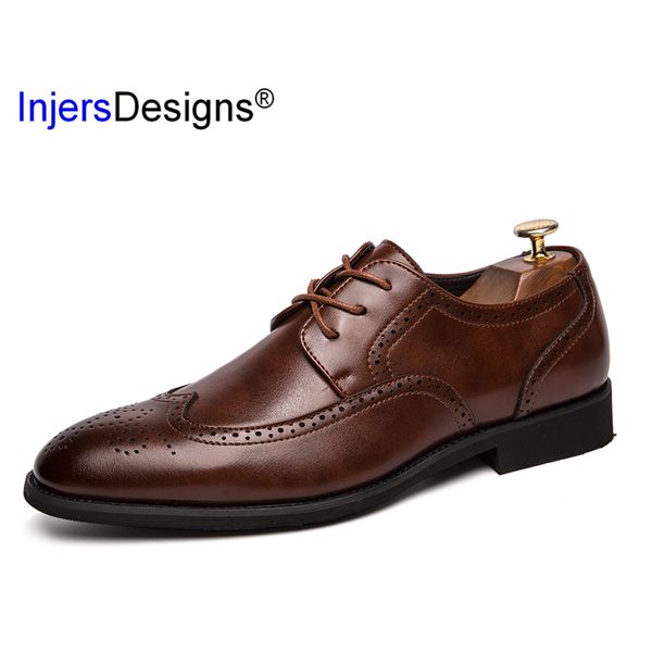 plus size 38-48 business men shoes lace-up comfortable pointed toe brogue shoes men brand fashion bullock carved dress, Black
plus size 38-48 business men shoes lace-up comfortable pointed toe brogue shoes men brand fashion bullock carved dress, Black