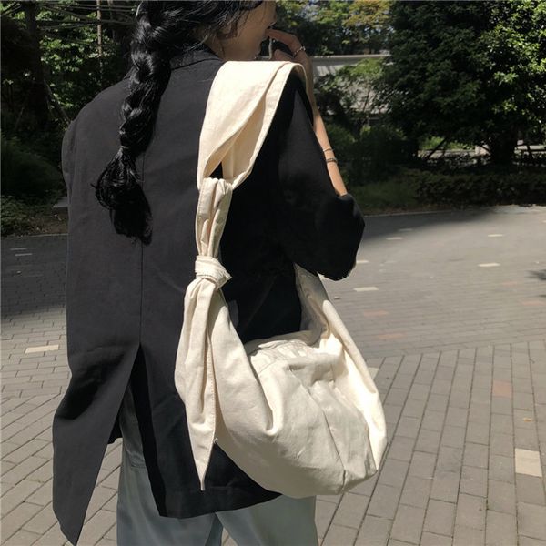 bow tie canvas women handbag 2020 female shoulder bag ladies beach casual dumpling tote crossbody bag sac a main
bow tie canvas women handbag 2020 female shoulder bag ladies beach casual dumpling tote crossbody bag sac a main
