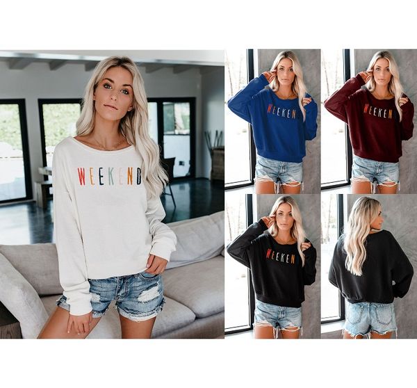 women fashion solid color hoodies explosion fashion autumn long-sleeved shirt designer letters printed women loose sweater, Black
women fashion solid color hoodies explosion fashion autumn long-sleeved shirt designer letters printed women loose sweater, Black
