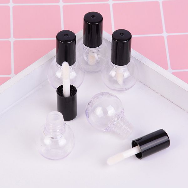 5pcs 4cm X 2.5cm Empty Plastic Lip Tube Transparent Lamb Shape Lip Gloss Tubes Lipstick Mini Sample Cosmetic Container