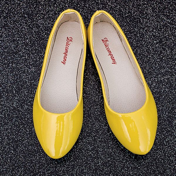 new women shoes casual fashion lady flat pointed toe leather driving work slip on casual loafers shoes soft leisure flats female, Black