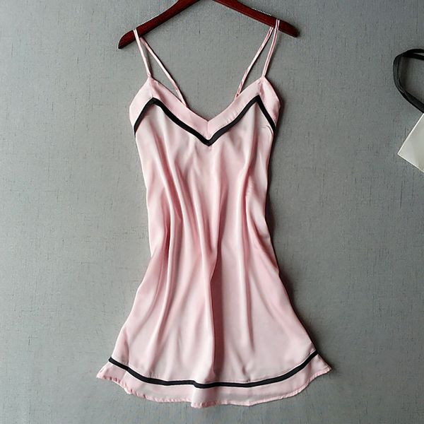 new women sleepwear satin teddy lingerie deep v one piece nightdress underwear comfortable seamless sleepdress #18, Black;red
new women sleepwear satin teddy lingerie deep v one piece nightdress underwear comfortable seamless sleepdress #18, Black;red