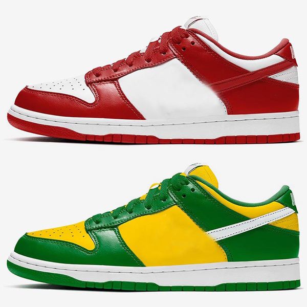 sb dunk low sp brazil champ colors running shoes men women university red sport skateboard sneakers mens designer trainers size 36-45, White;red
sb dunk low sp brazil champ colors running shoes men women university red sport skateboard sneakers mens designer trainers size 36-45, White;red
