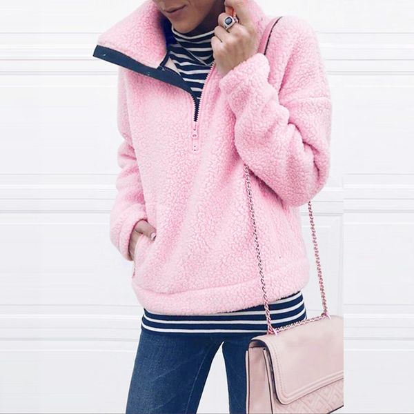 women fluffy sweatshirts winter warm casual long sleeve solid thick sweatshirts pullover sweatshirt sudadera mujer nice#j31, Black
women fluffy sweatshirts winter warm casual long sleeve solid thick sweatshirts pullover sweatshirt sudadera mujer nice#j31, Black