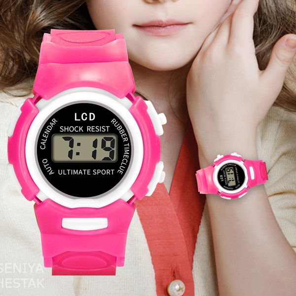 children's watch 2019 girls analog digital sport led electronic waterproof wrist watch new wristwatch clock gift dropship#7, Blue
children's watch 2019 girls analog digital sport led electronic waterproof wrist watch new wristwatch clock gift dropship#7, Blue