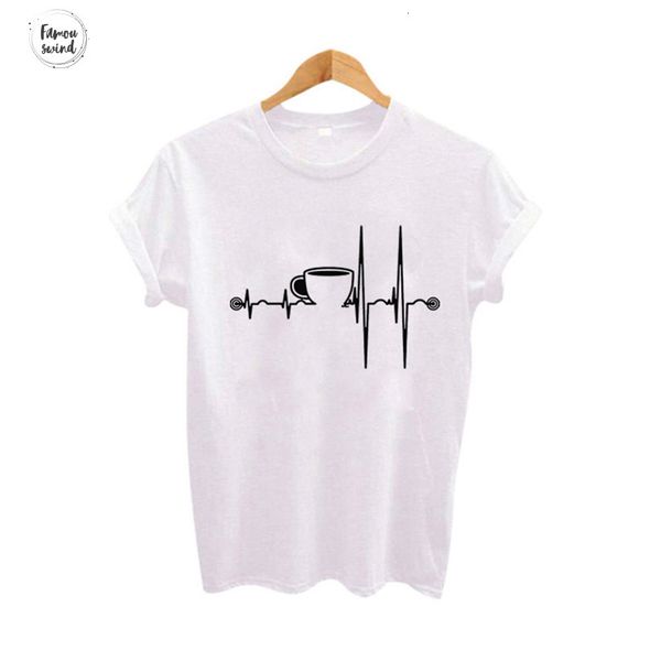 shirts coffee heartbeat graphic tees women tumblr hipster punk harajuku t shirt summer black t funny women tee shirt femme, White
shirts coffee heartbeat graphic tees women tumblr hipster punk harajuku t shirt summer black t funny women tee shirt femme, White