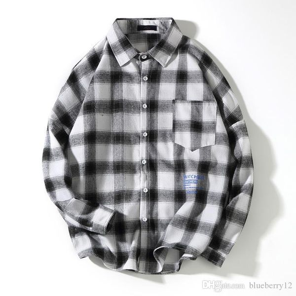 new mens shirt spring men shirt long-sleeved plaid casual style shirts for men asian size -2xl, White;black
new mens shirt spring men shirt long-sleeved plaid casual style shirts for men asian size -2xl, White;black