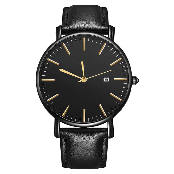 new business men minimalist calendar round dial faux leather band quartz wrist watch, Slivery;brown
new business men minimalist calendar round dial faux leather band quartz wrist watch, Slivery;brown