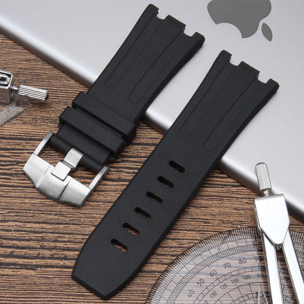 black nature waterproof rubber silicone bracelet men sport watch bracelet band for audemars with logo 28mm, Black;brown
black nature waterproof rubber silicone bracelet men sport watch bracelet band for audemars with logo 28mm, Black;brown