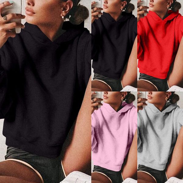 casual fashion european and american women's clothing autumn winter street trend loose comfortable women's short hooded jacket, Black
casual fashion european and american women's clothing autumn winter street trend loose comfortable women's short hooded jacket, Black