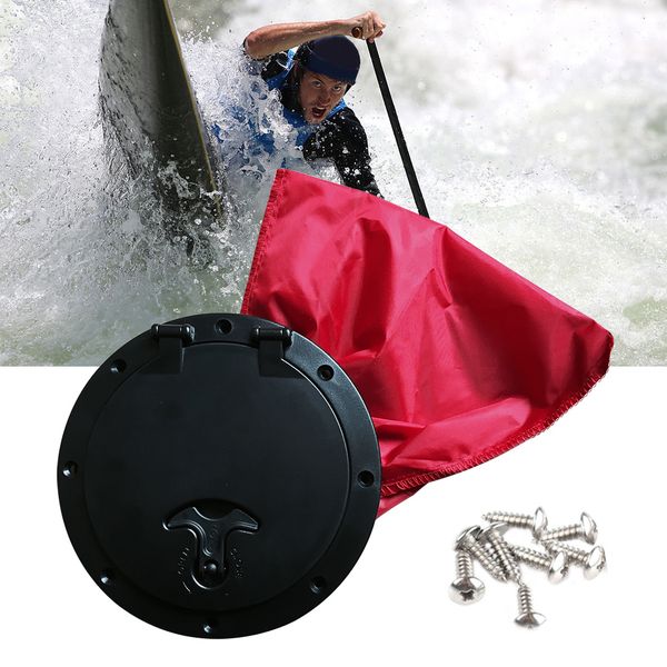 6 inch kayak durable marine deck plate abs easy install accessories hatch cover boat screws round with red bag
6 inch kayak durable marine deck plate abs easy install accessories hatch cover boat screws round with red bag
