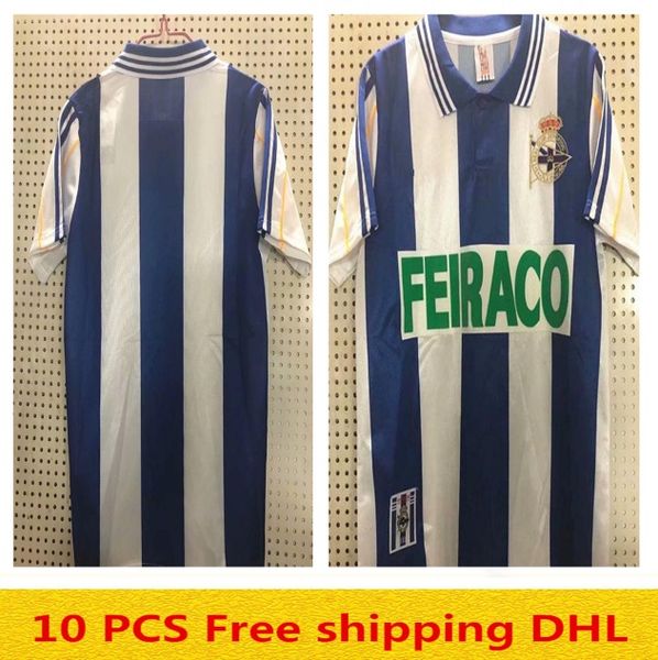 1999 2000 deportivo de la coruna retro soccer jersey 98 00 depor home vintage makaay mauro silva fran djalminha classic football shirt, Black;yellow
1999 2000 deportivo de la coruna retro soccer jersey 98 00 depor home vintage makaay mauro silva fran djalminha classic football shirt, Black;yellow