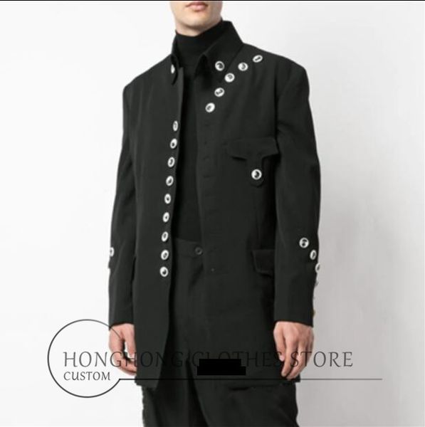 original design of men's spring and autumn slim multi-button suit m-6xl large size individual business casual coat, White;black
original design of men's spring and autumn slim multi-button suit m-6xl large size individual business casual coat, White;black