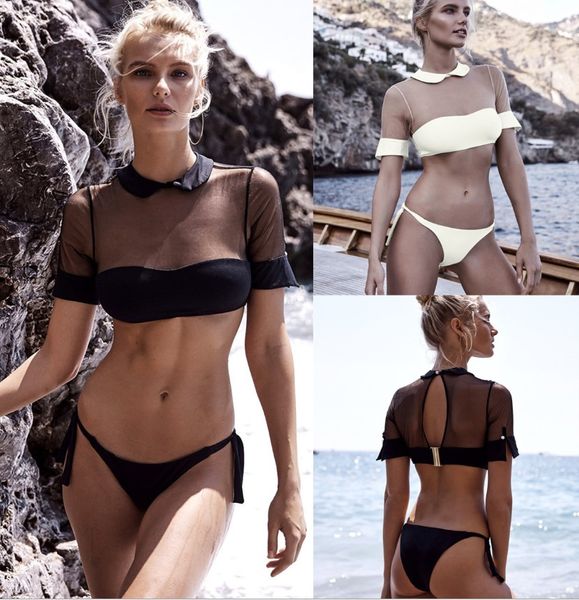 women sweet mesh bikinis beach two piece swim suit women bandage swimwear summer swimsuits beach wear
women sweet mesh bikinis beach two piece swim suit women bandage swimwear summer swimsuits beach wear