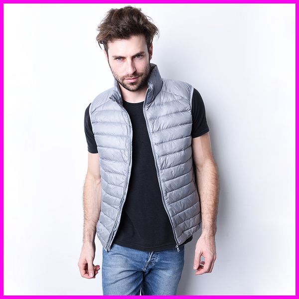 men winter down vest ultra light down sleeveless jacket mens brand 90% white duck vest, Black;white
men winter down vest ultra light down sleeveless jacket mens brand 90% white duck vest, Black;white