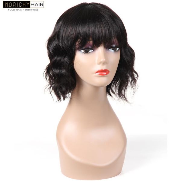 morichy brazilian body wave short cut bob wigs wavy wig with bangs for women machine made non-remy human hair natural color wig, Black;brown
morichy brazilian body wave short cut bob wigs wavy wig with bangs for women machine made non-remy human hair natural color wig, Black;brown