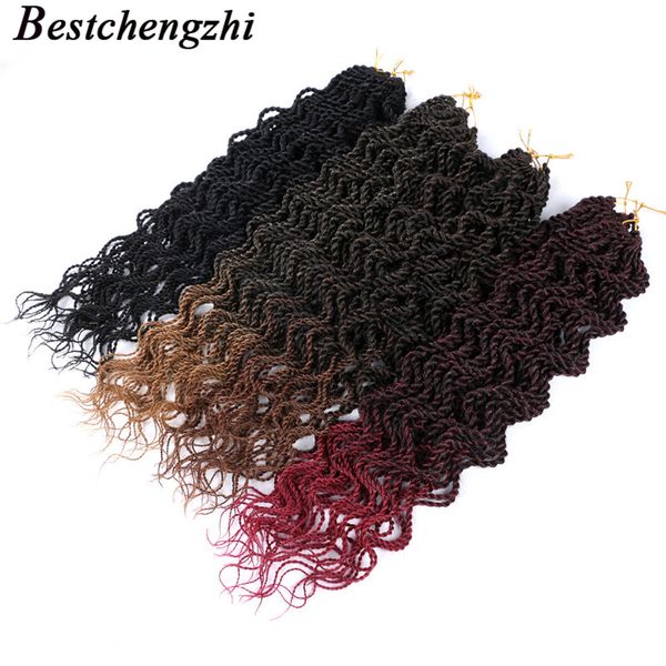 18 inch heat resistant synthetic hair 60g/pc ombre senegalese twist blonde small senegalese twist crochet braids extension hair bs32, Black
18 inch heat resistant synthetic hair 60g/pc ombre senegalese twist blonde small senegalese twist crochet braids extension hair bs32, Black