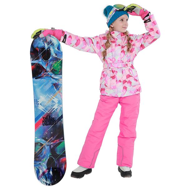 brand girls snow sports skiing suit set outdoor clothing hooded ski jackets+pants sets thickened warm snowboarding ski suits 
brand girls snow sports skiing suit set outdoor clothing hooded ski jackets+pants sets thickened warm snowboarding ski suits