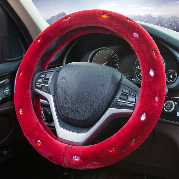 girl car decoration winter warm plush diamond-encrusted auto decoration car steering wheel cover universal 15 inch cover
girl car decoration winter warm plush diamond-encrusted auto decoration car steering wheel cover universal 15 inch cover
