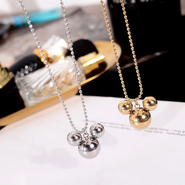 yun ruo fashion mouse pendant necklace sweater chain rose gold color titanium steel jewelry woman birthday gift not change color, Silver
yun ruo fashion mouse pendant necklace sweater chain rose gold color titanium steel jewelry woman birthday gift not change color, Silver