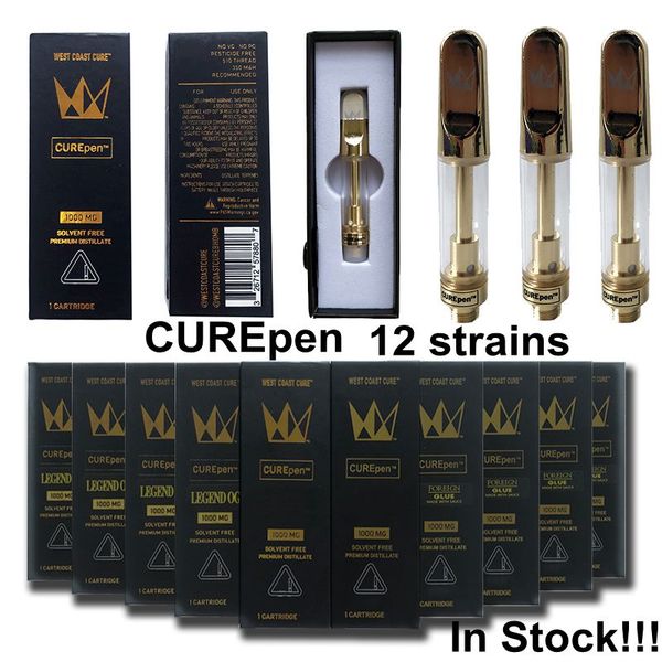 West Coast Cure Pen Картриджи Упаковка 0,8 мл 1,0 мл CurePen Одноразовые керамические катушки тележки 510 Thread с ребенком Устойчив упаковки Box
West Coast Cure Pen Картриджи Упаковка 0,8 мл 1,0 мл CurePen Одноразовые керамические катушки тележки 510 Thread с ребенком Устойчив упаковки Box