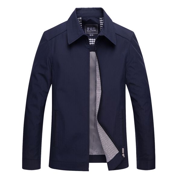 2018 new jacket middle-aged jackets men spring autumn thin section business lapel casual jacket plus size coat bomber, Black;brown
2018 new jacket middle-aged jackets men spring autumn thin section business lapel casual jacket plus size coat bomber, Black;brown