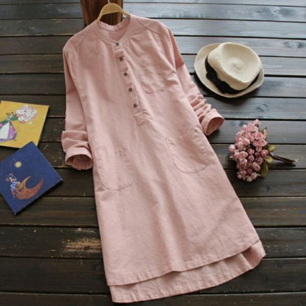 long sleeve blouse shirts women long tunic female irregular hem button loose casual loose lady plus s-5xl sj1399v, White
long sleeve blouse shirts women long tunic female irregular hem button loose casual loose lady plus s-5xl sj1399v, White