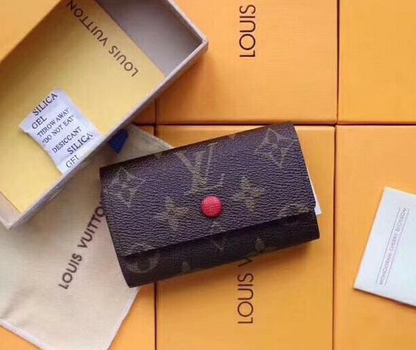 6 six key holder m62630 wallet womens fashion 4 key ring case pouch men's luxury key case red black damier canvas, Red;blue
6 six key holder m62630 wallet womens fashion 4 key ring case pouch men's luxury key case red black damier canvas, Red;blue