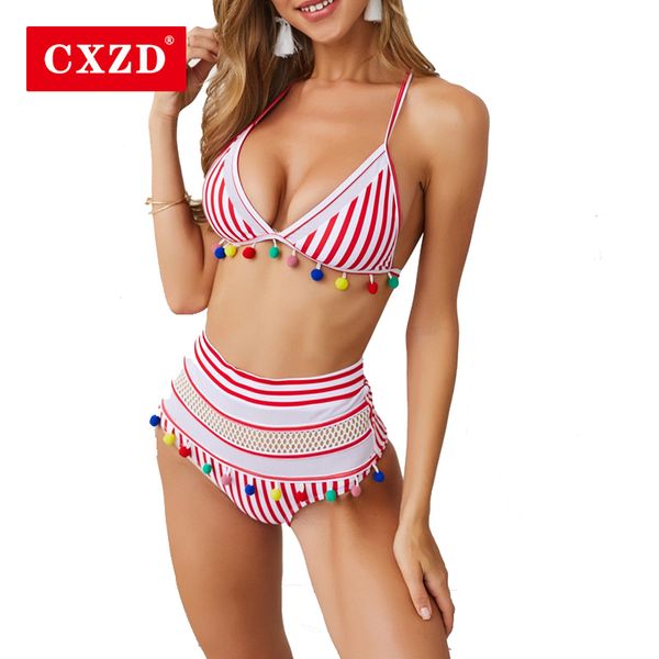 cxzd halter retro mesh hollow out string bikini set swimsuit female high waist swimwear summer women swimming suit, White;black
cxzd halter retro mesh hollow out string bikini set swimsuit female high waist swimwear summer women swimming suit, White;black