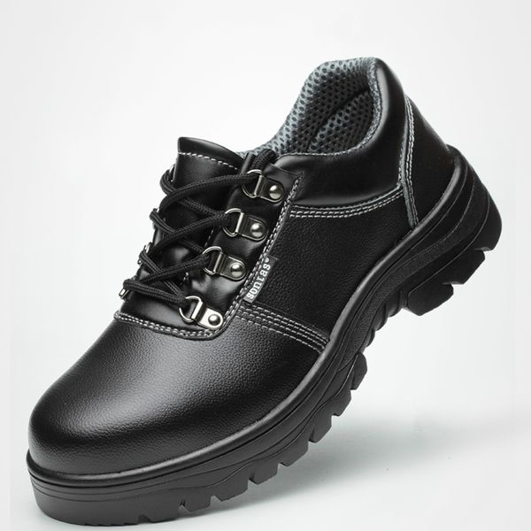 new arrival men leisure safety shoes steel toe cap working shoe construction site worker security boots soft leather platform, Black
new arrival men leisure safety shoes steel toe cap working shoe construction site worker security boots soft leather platform, Black