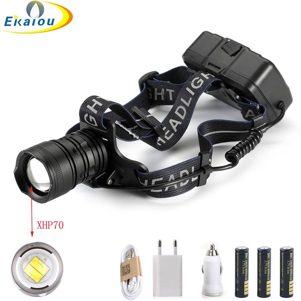 new super bright xph70 led headlamp rechargeable head 3 modes zoom waterproof led headlight usb charging
new super bright xph70 led headlamp rechargeable head 3 modes zoom waterproof led headlight usb charging