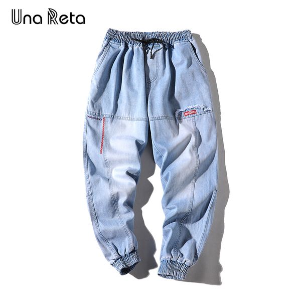 una reta jeans men 2019 new hip hop men jeans pants street style elastic waist washed streetwear men's, Blue
una reta jeans men 2019 new hip hop men jeans pants street style elastic waist washed streetwear men's, Blue
