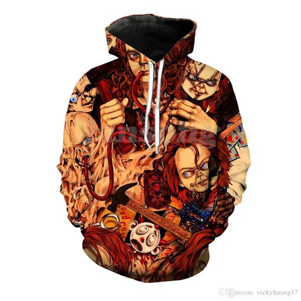 childs play chucky 3d print hoody/tee shirt/sweatshirt/hoodie/pants fashion men harajuku funny hoody streetwear hip hop pullover, Black
childs play chucky 3d print hoody/tee shirt/sweatshirt/hoodie/pants fashion men harajuku funny hoody streetwear hip hop pullover, Black
