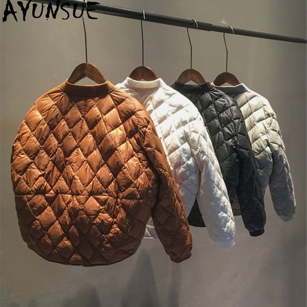 ayusnue ultra light down jacket women clothes fall winter korean white down coat female puffer jacket women's jackets kj, Black
ayusnue ultra light down jacket women clothes fall winter korean white down coat female puffer jacket women's jackets kj, Black
