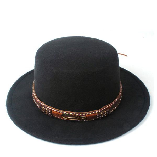 2020 2020 fashion men women flat hat dance party hat fedora for gentleman wool trilby jazz size 56-58cm, Blue;gray
2020 2020 fashion men women flat hat dance party hat fedora for gentleman wool trilby jazz size 56-58cm, Blue;gray