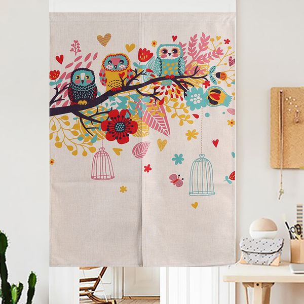 cartoon owl door curtain decorative half curtain living room kitchen feng shui japanese noren
cartoon owl door curtain decorative half curtain living room kitchen feng shui japanese noren